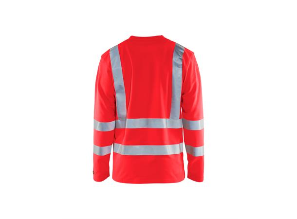 Blåkläder T-skjorte varsel langermet HiVis Rød, str.4XL