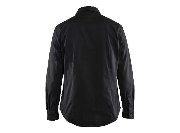 Blåkläder Twillskjorte Svart, str.L, dame