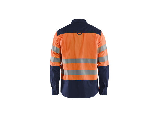 Blåkläder Varselskjorte Oransje, str.4XL