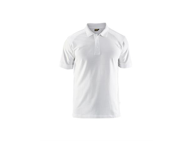 Blåkläder polo Hvit/Grå, str.L
