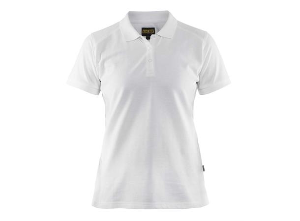 Blåkläder polo Hvit, str.M, dame