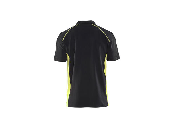 Blåkläder polo Svart/Gul, str.4XL