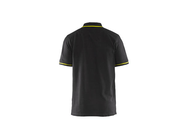 Blåkläder polo uten profilering Svart/Gul, str.S