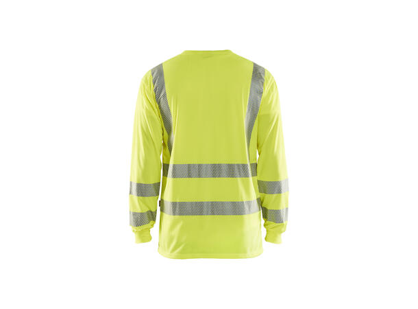 Blåkläder t-skjorte langermet varsel Gul, str.XL