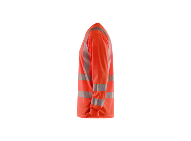 Blåkläder t-skjorte langermet varsel HiVis Rød, str.4XL