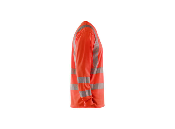 Blåkläder t-skjorte langermet varsel HiVis Rød, str.4XL