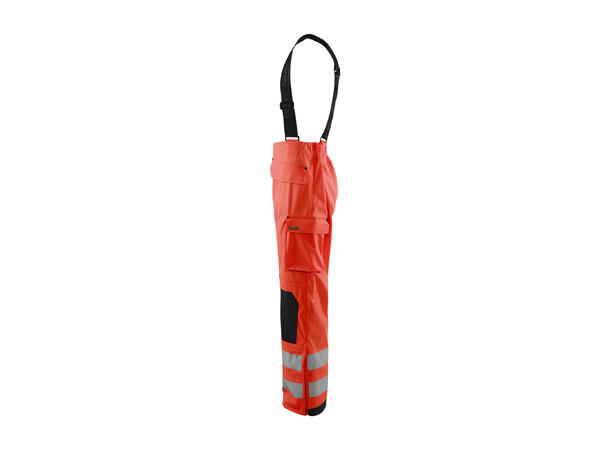 Blåkläder 1302 Regnbukse Varsel Level 2 HiVis Rød S