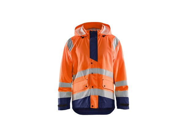 Blåkläder 4327 Regnjakke Level 3 Oransje XXXL
