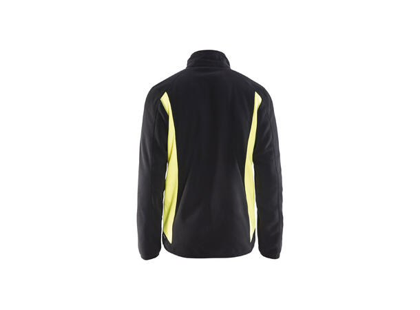 Blåkläder Fleecejakke Svart/Gul, str.4XL