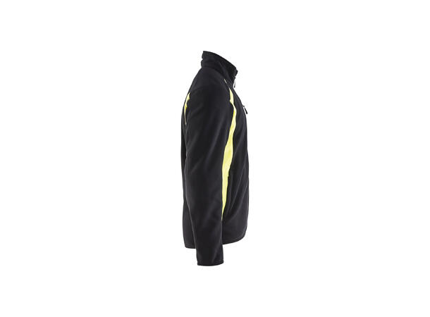 Blåkläder Fleecejakke Svart/Gul, str.4XL
