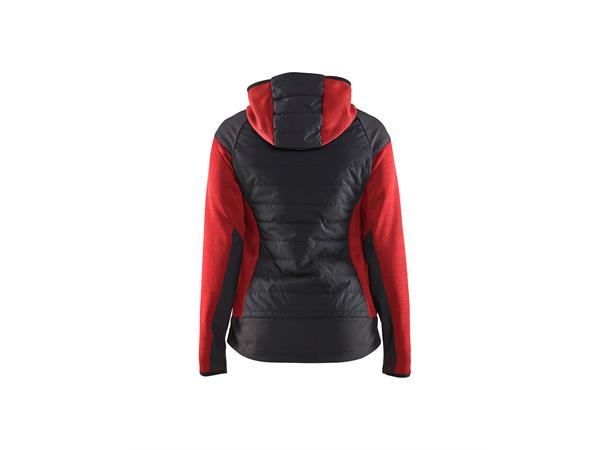 Blåkläder Hybridjakke Rød/Svart, str.XS, dame