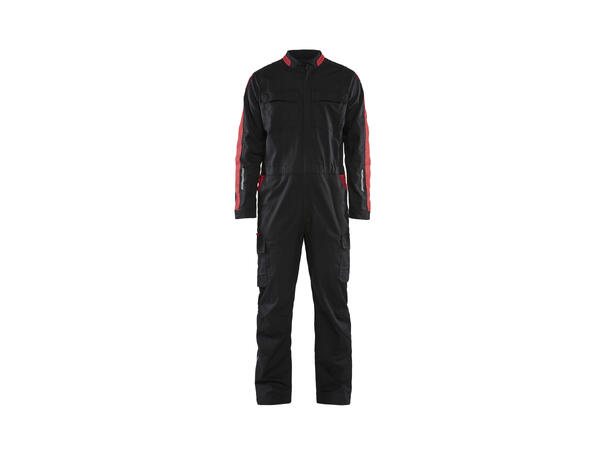 Blåkläder Industrikjeledress stretch Svart/Rød, str.C52