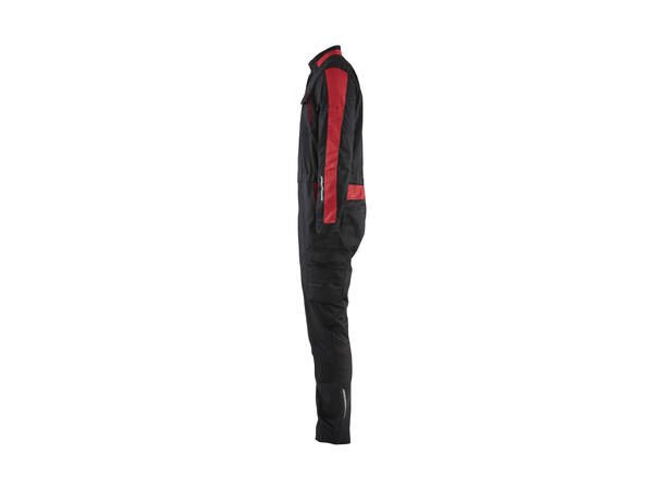 Blåkläder Industrikjeledress stretch Svart/Rød, str.C52