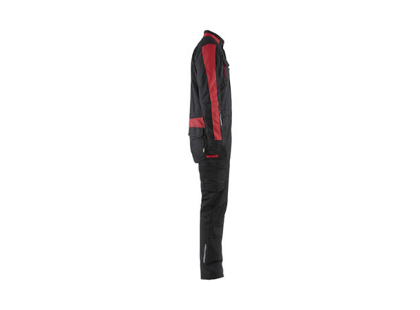 Blåkläder Industrikjeledress stretch Svart/Rød, str.C52