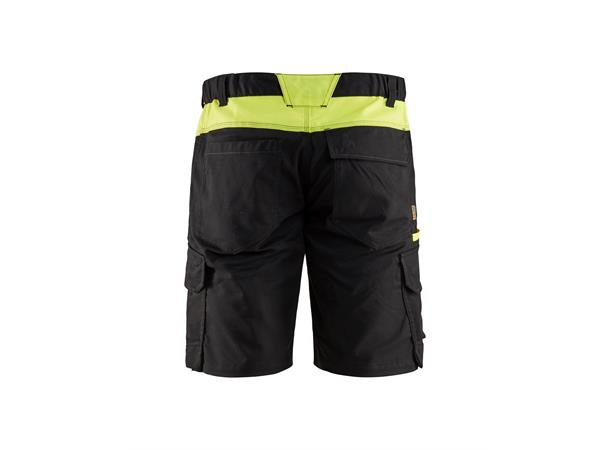 Blåkläder Industrishorts stretch Svart/Gul, str.C44