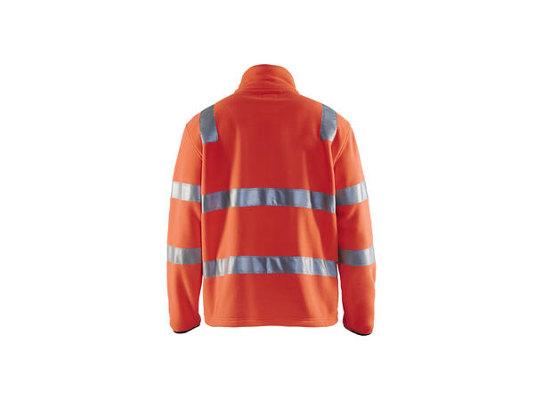 Blåkläder Jakke Fleece Varsel HiVis Rød, str.4XL