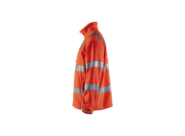 Blåkläder Jakke Fleece Varsel HiVis Rød, str.4XL