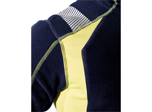 Blåkläder Jakke microfleece varsel Svart/Gul, str.4XL
