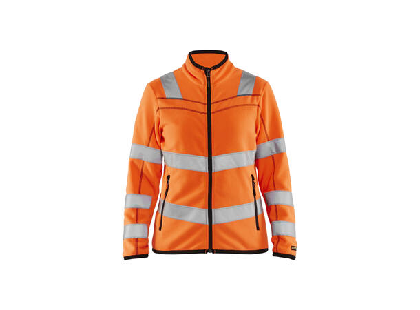 Blåkläder Mikrofleece varseljakke dame Oransje, str.XL, dame