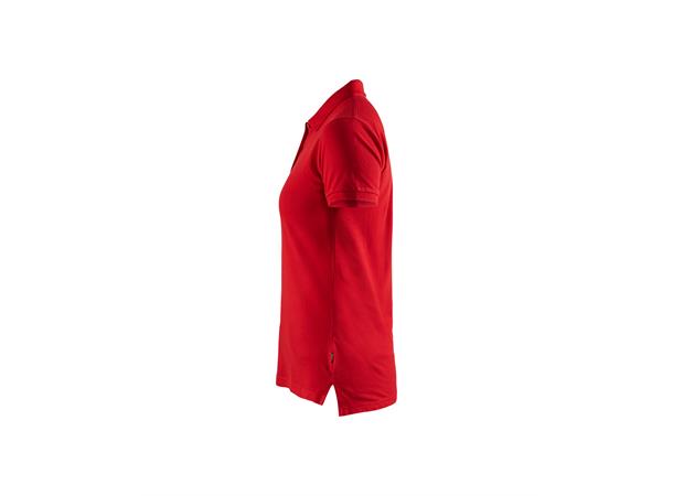 Blåkläder Piquetrøye Rød, str.L, dame