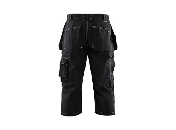 Blåkläder Piratbukse med spikerlommer Svart, str.C52