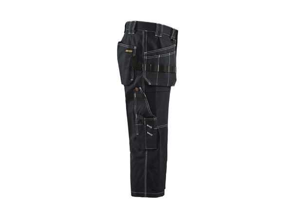 Blåkläder Piratbukse med spikerlommer Svart, str.D120