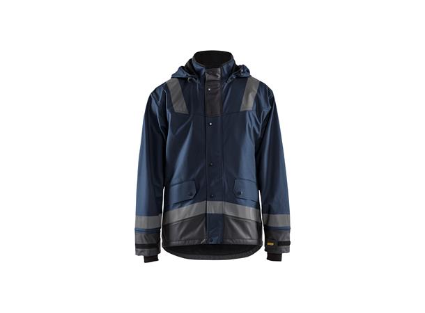 Blåkläder Regnjakke LEV 2 Marineblå, str.4XL