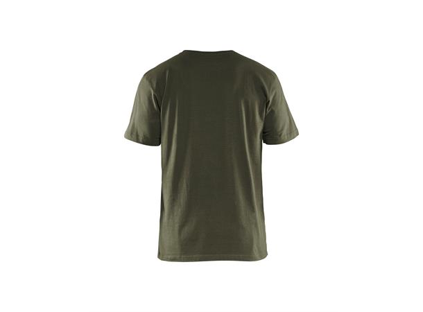Blåkläder T-Skjorte 5 pk Grønn, str.4XL
