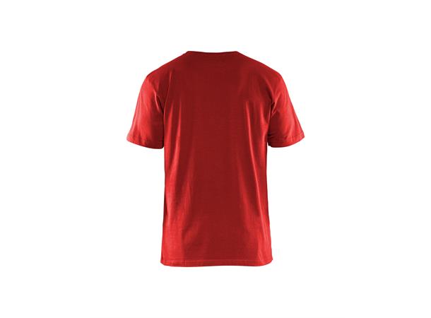 Blåkläder T-Skjorte 5 pk Rød, str.L
