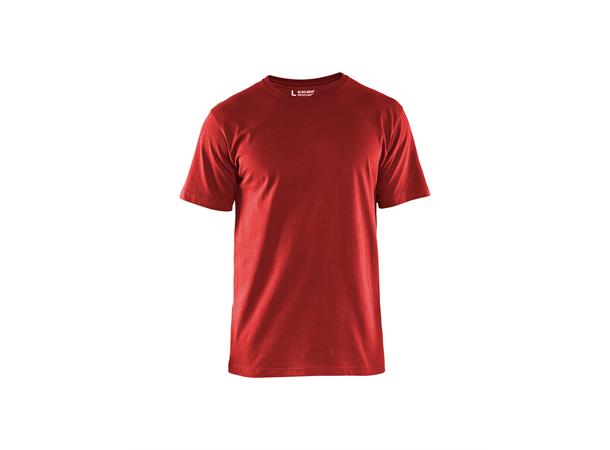 Blåkläder T-Skjorte 5 pk Rød, str.XXL