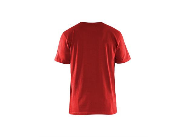 Blåkläder T-Skjorte 5 pk Rød, str.XXL
