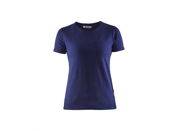 Blåkläder T-skjorte Mørkmarine, str.XL, dame