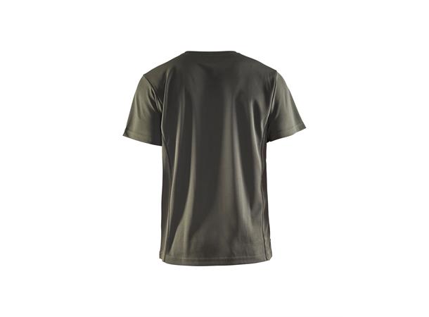 Blåkläder T-skjorte m/ UV-beskyttelse Grønn, str.4XL