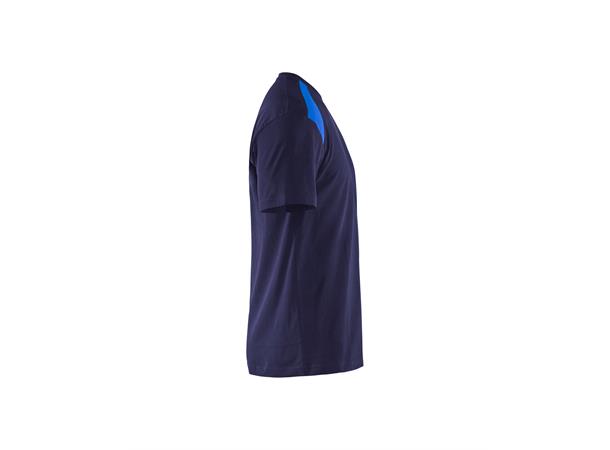 Blåkläder T-skjorte tofarget Marineblå/Blå, str.4XL