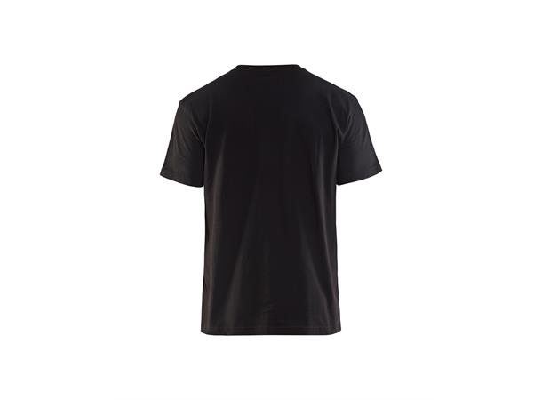 Blåkläder T-skjorte tofarget Svart/Rød, str.4XL