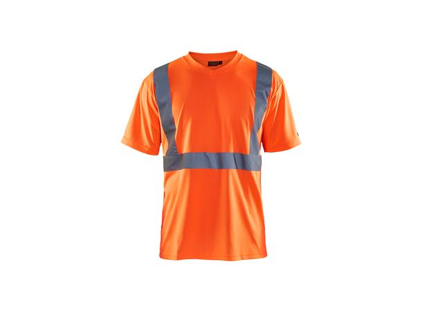 Blåkläder T-skjorte varsel Kl.2 Oransje, str.L
