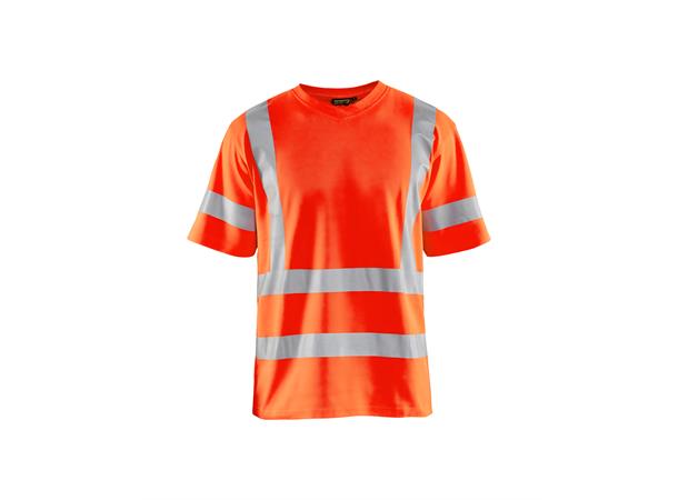 Blåkläder T-skjorte varsel Oransje, str.4XL