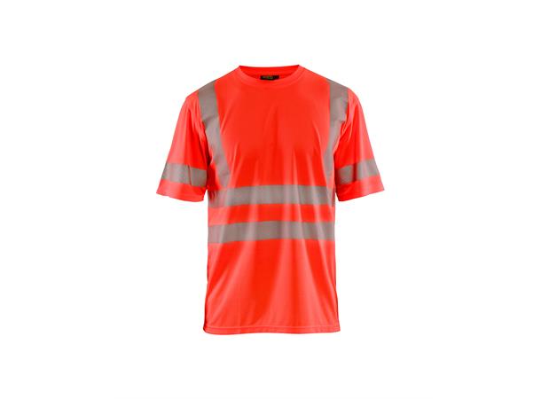 Blåkläder T-skjorte varsel UV-beskyttet HiVis Rød, str.4XL