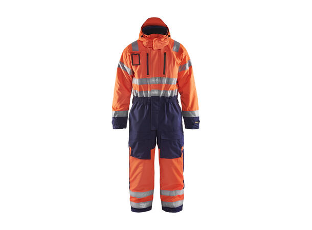 Blåkläder Vinterkjeledress Varsel Oransje/Blå D120