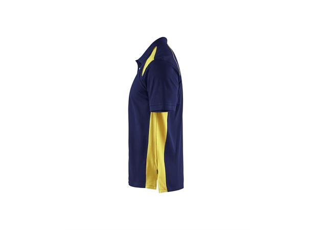 Blåkläder polo Marineblå/Gul, str.XL