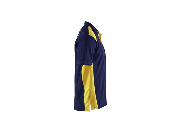 Blåkläder polo Marineblå/Gul, str.XL