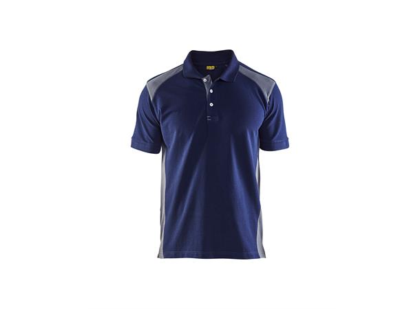 Blåkläder polo Mørkmarine, str.S