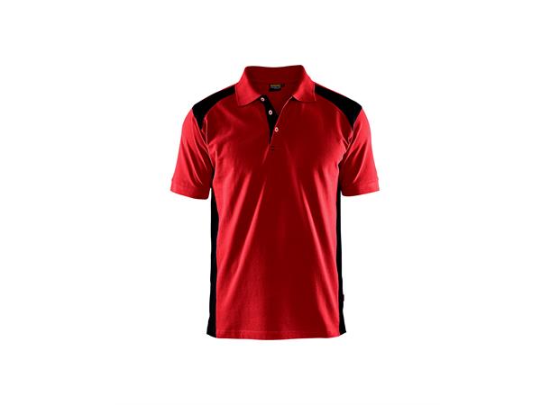 Blåkläder polo Rød/Svart, str.XS