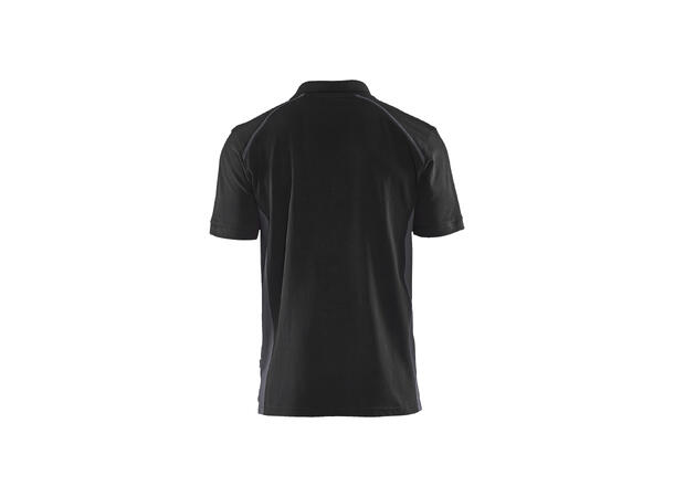 Blåkläder polo Svart/Mellomgrå, str.4XL