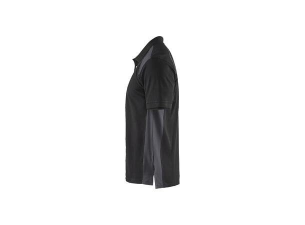Blåkläder polo Svart/Mellomgrå, str.4XL