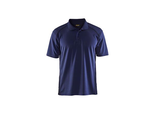 Blåkläder polo m/ UV-strålebeskyttelse Marineblå, str.L
