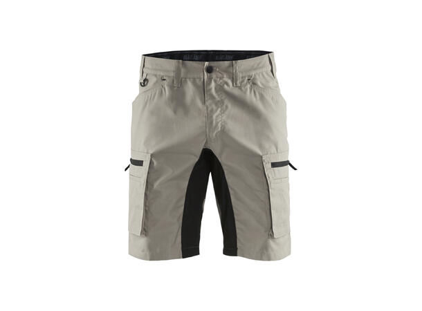 Blåkläder serviceshorts, stretch paneler Beige, str.C44