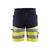Blåkläder Varselshorts med stretch Marineblå/Gul, str.C54 
