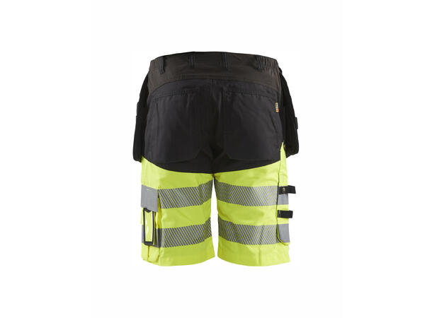 Blåkläder Hivis shorts Kl.1 med HTP Svart/Gul, str.C52