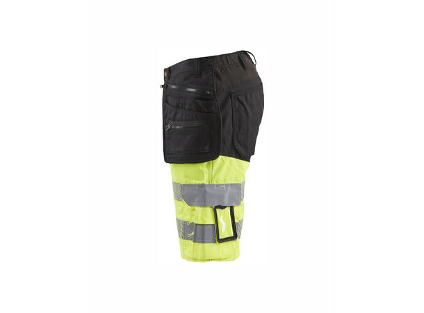Blåkläder Hivis shorts Kl.1 med HTP Svart/Gul, str.C52